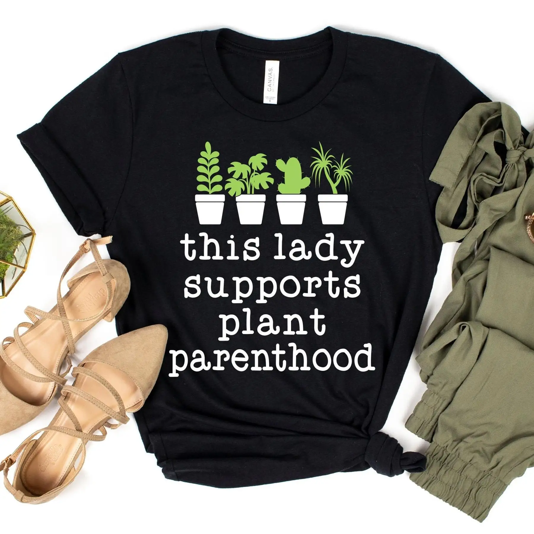 Plant Parenthood - This Lady Supports Plant Parenthood T