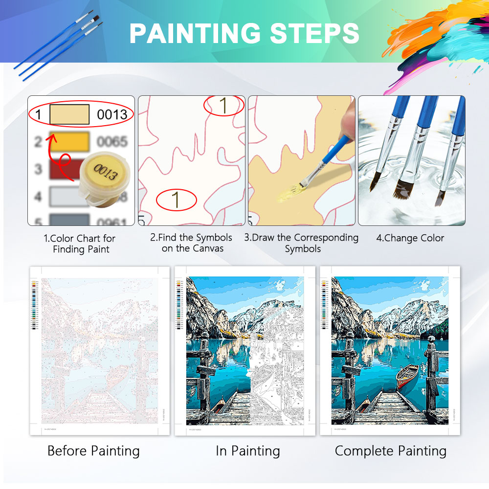 HUACAN Paint By Numbers For Ad - Plant Parenthood incelemesi ve fiyatı