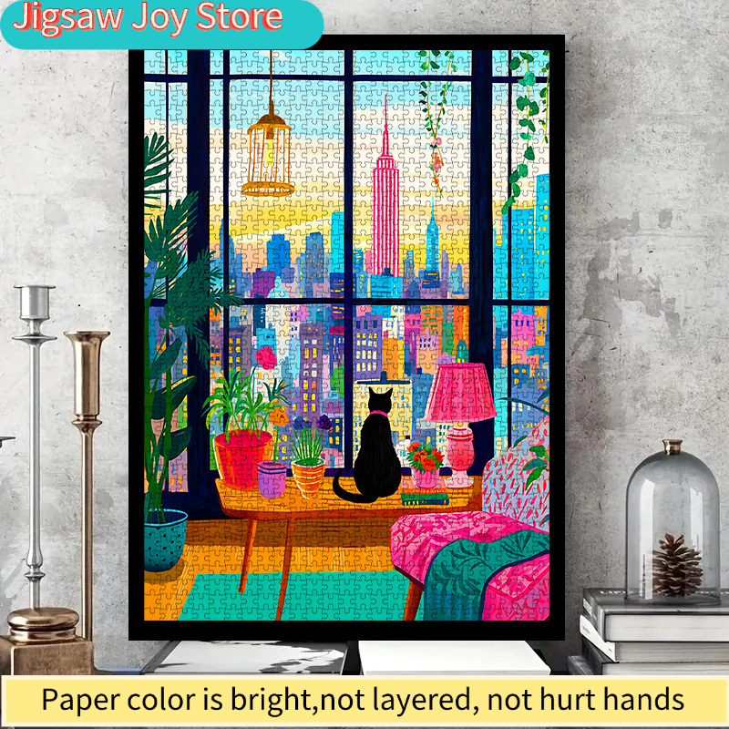 DIY Paper Puzzle, New York Cit - Plant Parents incelemesi ve fiyatı
