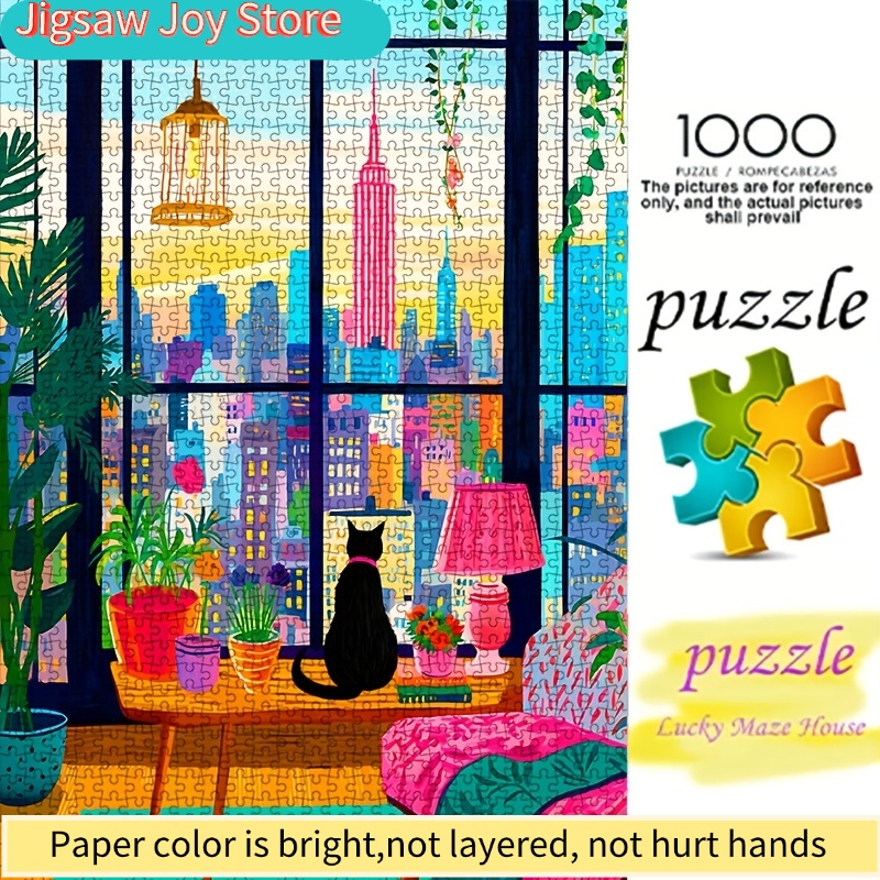 DIY Paper Puzzle, New York Cit - Plant Parents incelemesi ve fiyatı