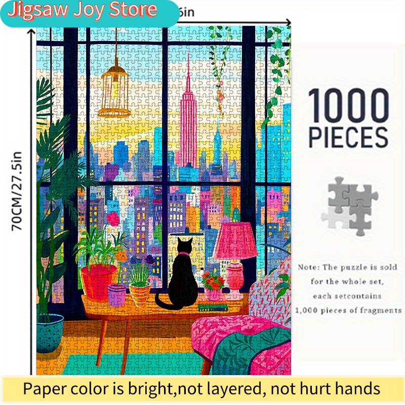 DIY Paper Puzzle, New York Cit - Plant Parents incelemesi ve fiyatı
