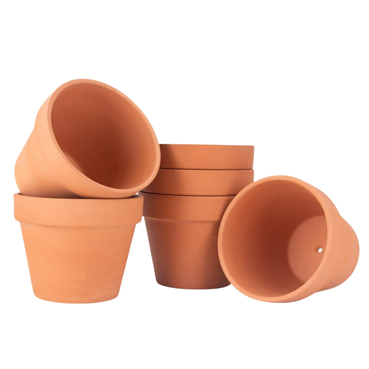 6pcs 4 inch Terracotta Pots Fl - Cactus Mix Pot incelemesi ve fiyatı