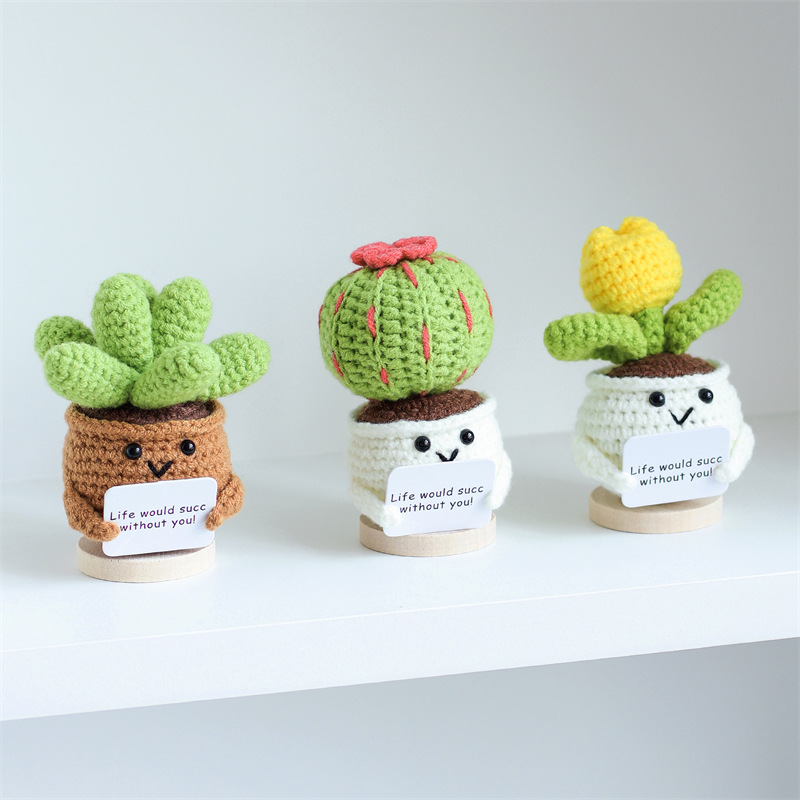 Mini Cute Crochet Flowers Fini - Cactus Mix Pot incelemesi ve fiyatı