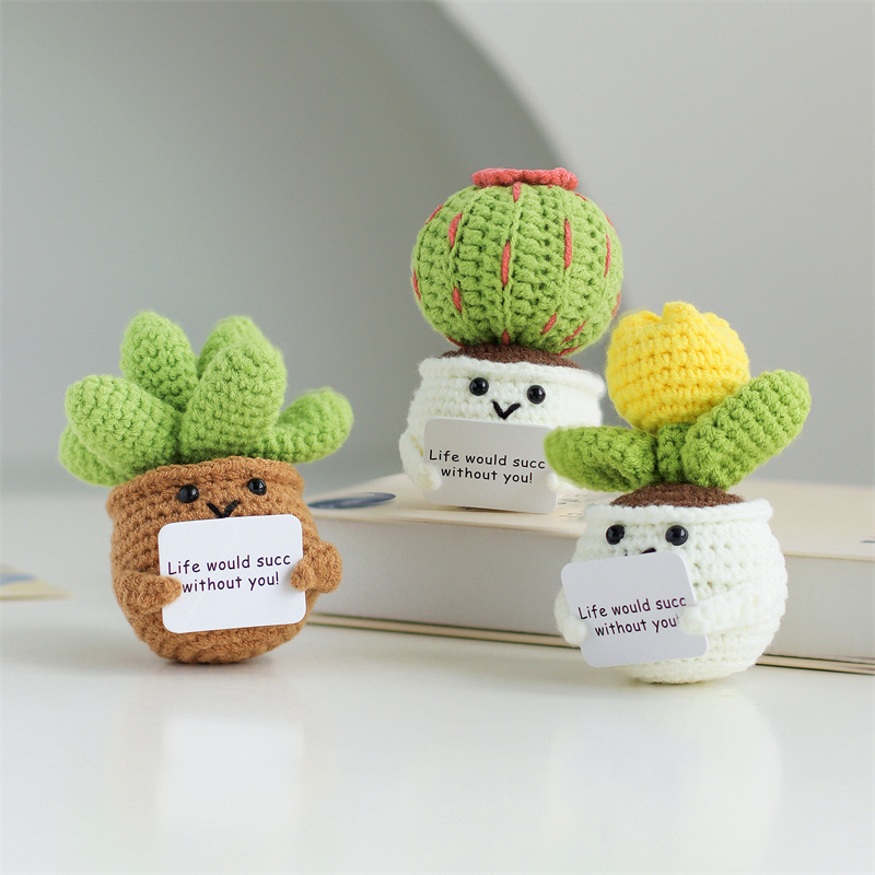 Mini Cute Crochet Flowers Fini - Cactus Mix Pot incelemesi ve fiyatı