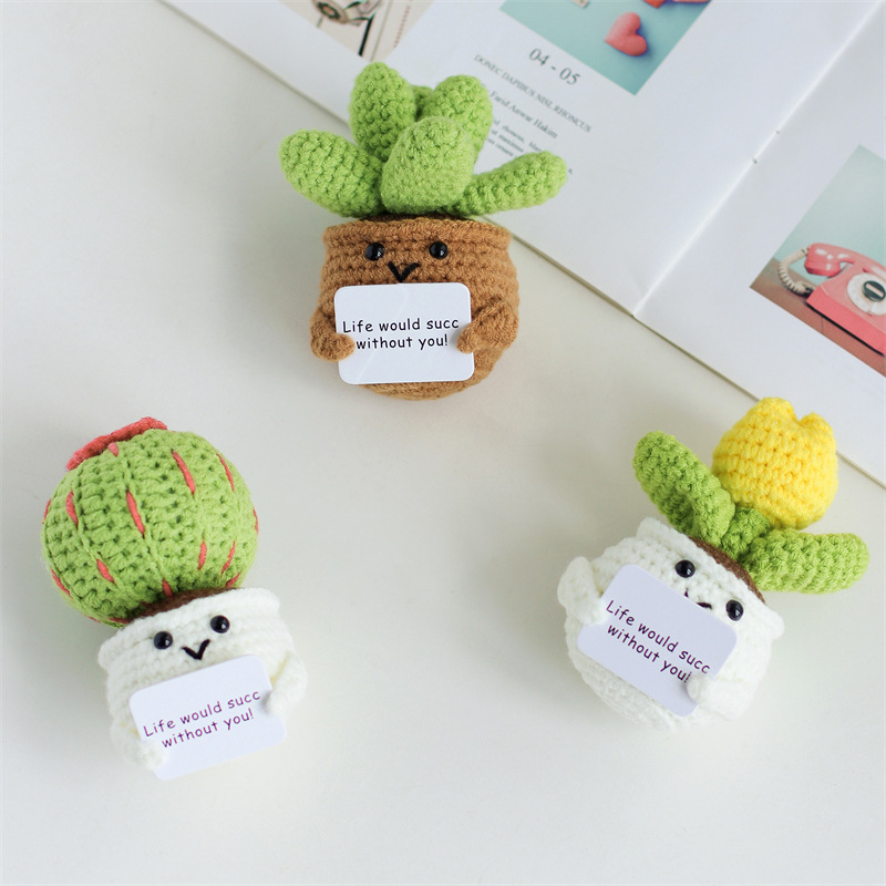 Mini Cute Crochet Flowers Fini - Cactus Mix Pot incelemesi ve fiyatı