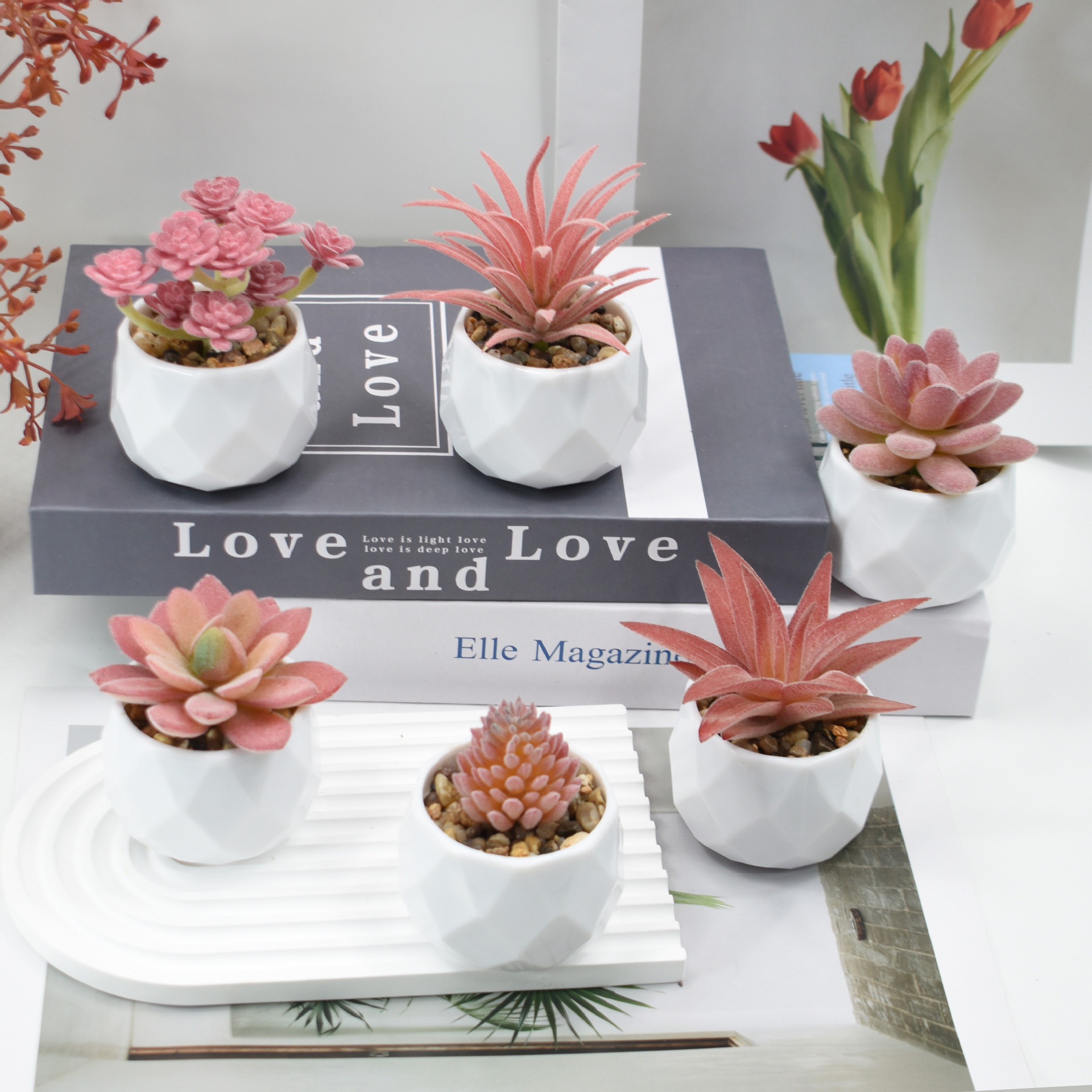 Mini Artificial Plants Simulat - Cactus Mix Pot incelemesi ve fiyatı