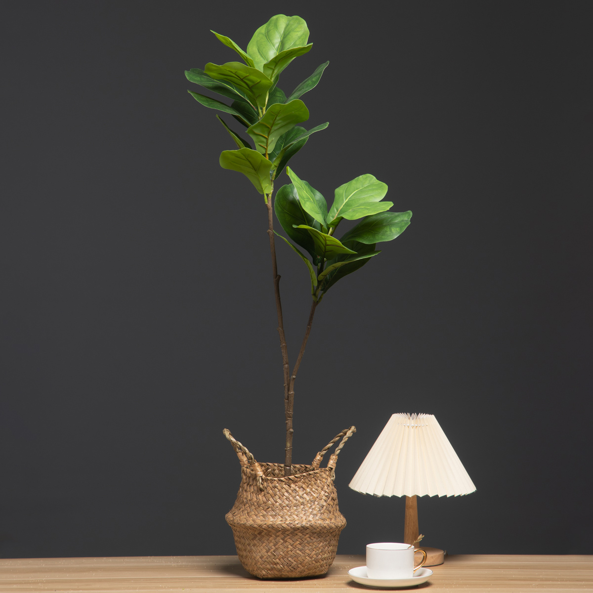 103cm/132cm Artificial Ficus T - Rubber Plant Ficus incelemesi ve fiyatı