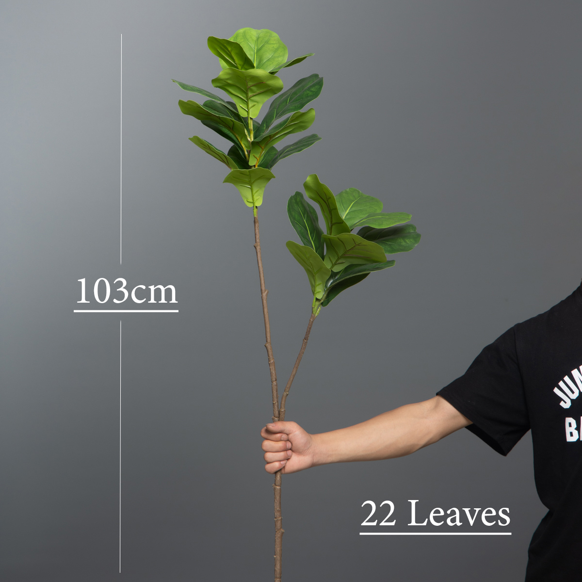 103cm/132cm Artificial Ficus T - Rubber Plant Ficus incelemesi ve fiyatı