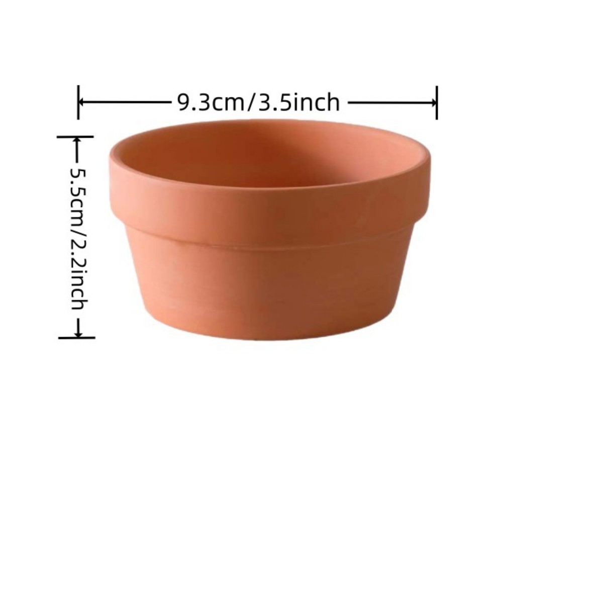 6 PCS Terracotta Buld Pots 3.5 - Cactus Mix Pot incelemesi ve fiyatı