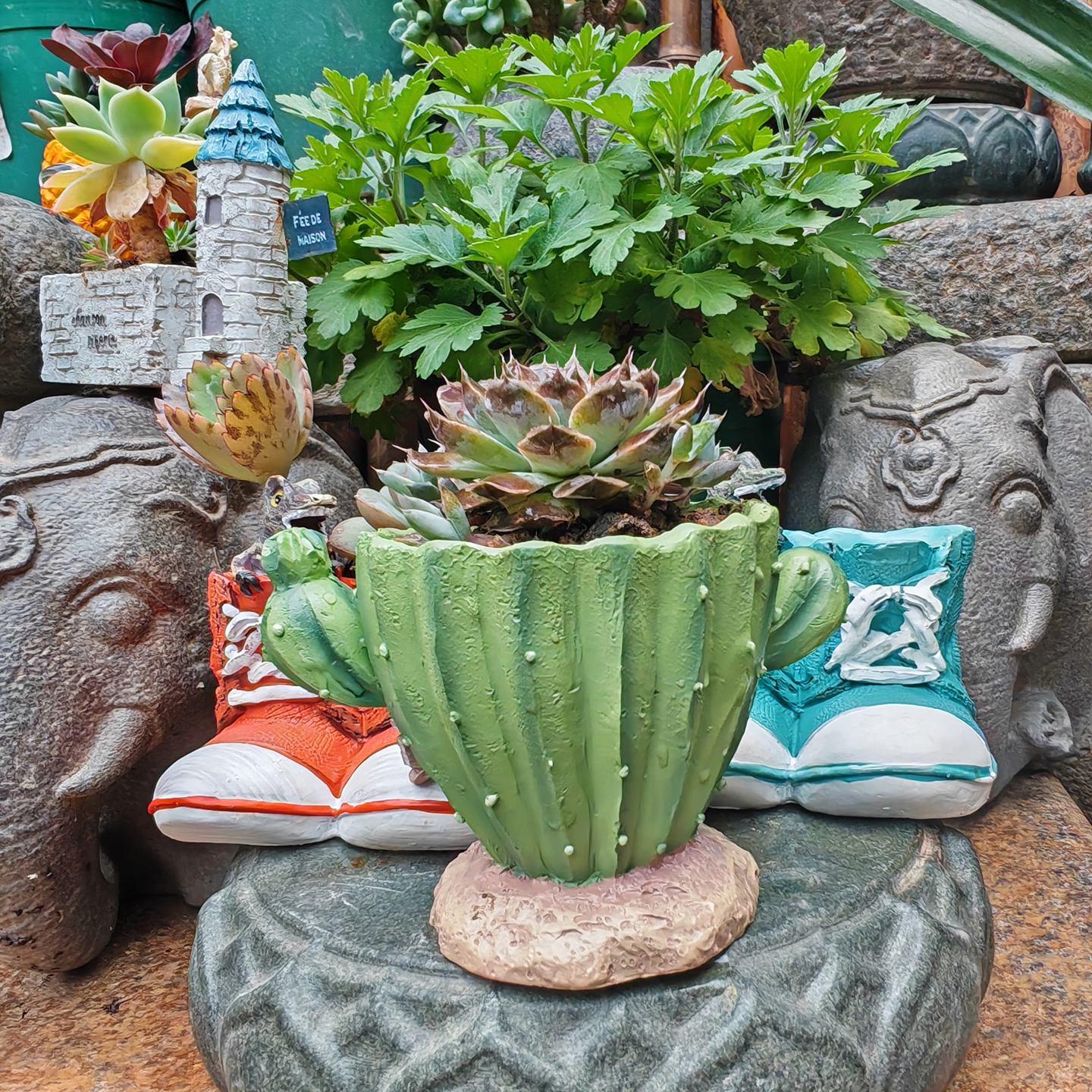 Cactus Flower Planter Pot Cute - Cactus Mix Pot incelemesi ve fiyatı