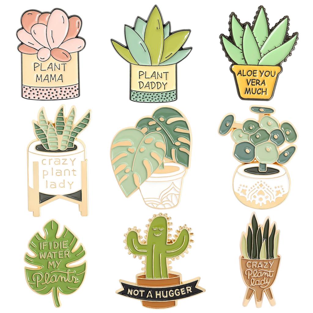 Potted Plant Brooch Monstera A - Cactus Mix Pot incelemesi ve fiyatı