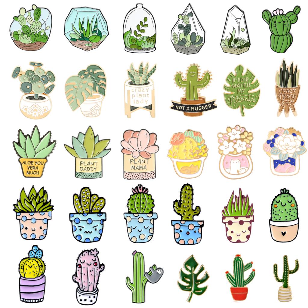 Potted Plant Brooch Monstera A - Cactus Mix Pot incelemesi ve fiyatı