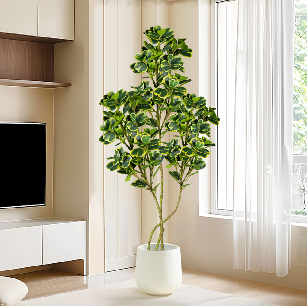 76cm/115cm Artificial Ficus Tr - Rubber Plant Ficus incelemesi ve fiyatı