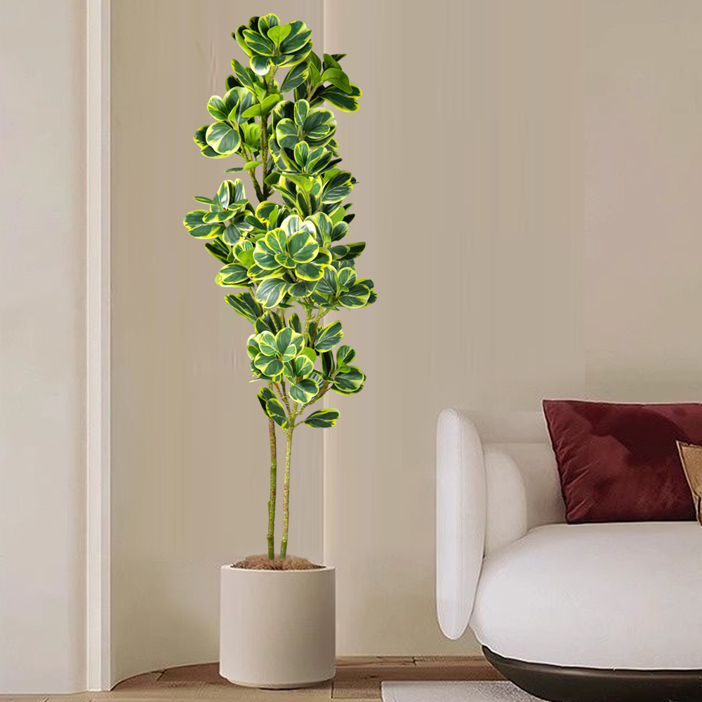 76cm/115cm Artificial Ficus Tr - Rubber Plant Ficus incelemesi ve fiyatı