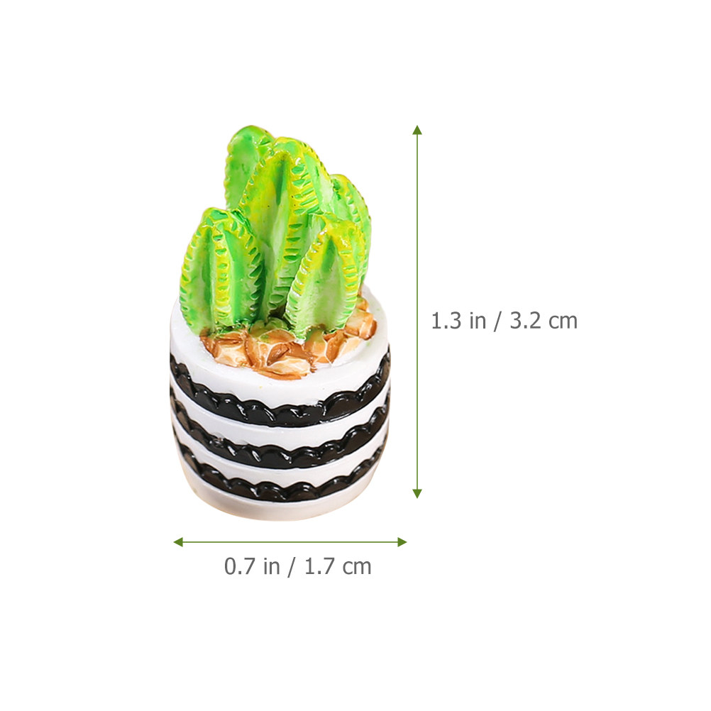 4Pcs Mini Faux Cactus Bonsai P - Cactus Mix Pot incelemesi ve fiyatı
