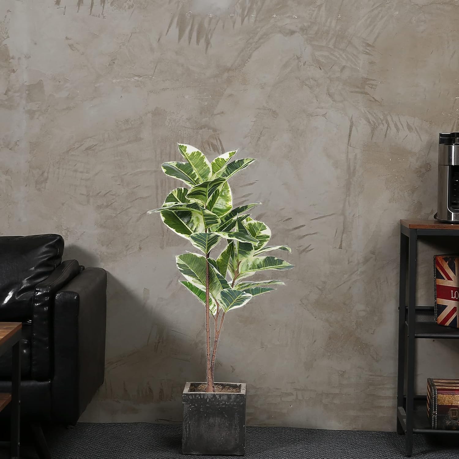 Artificial Rubber Tree Ficus P - Rubber Plant Ficus incelemesi ve fiyatı
