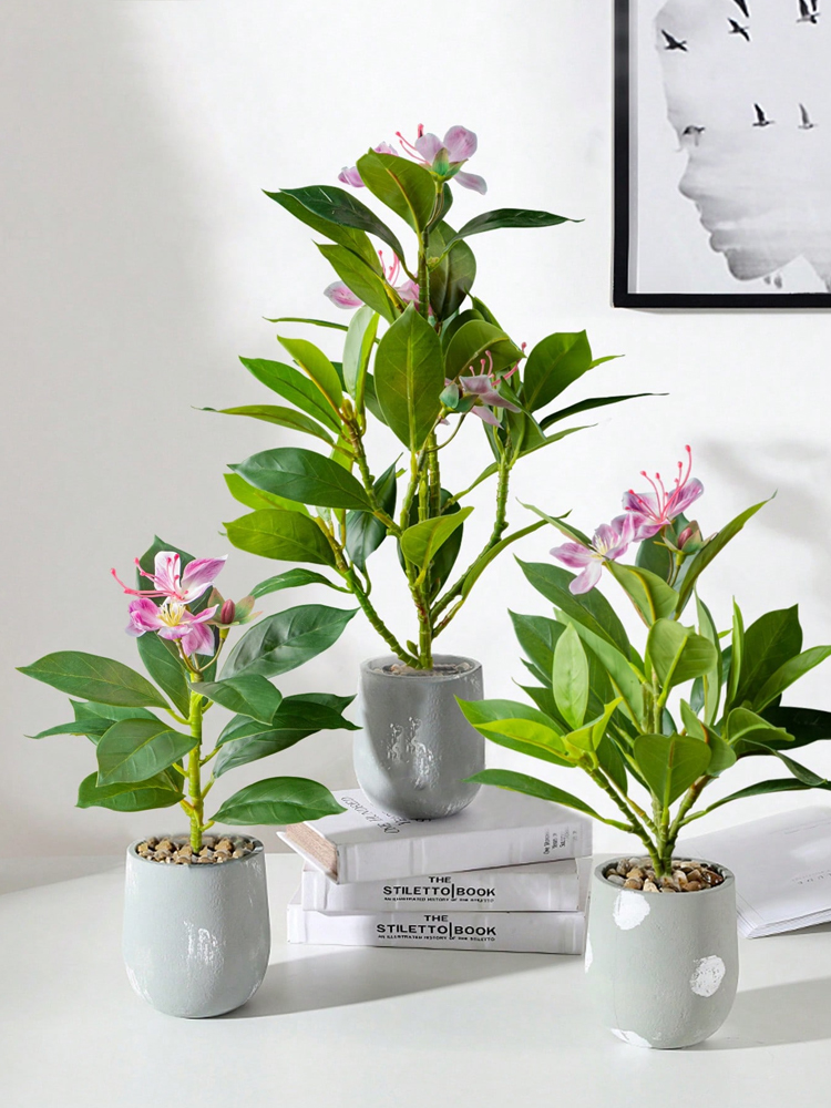 21-40cm Artificial Azaleas Pla - Rubber Plant Ficus incelemesi ve fiyatı
