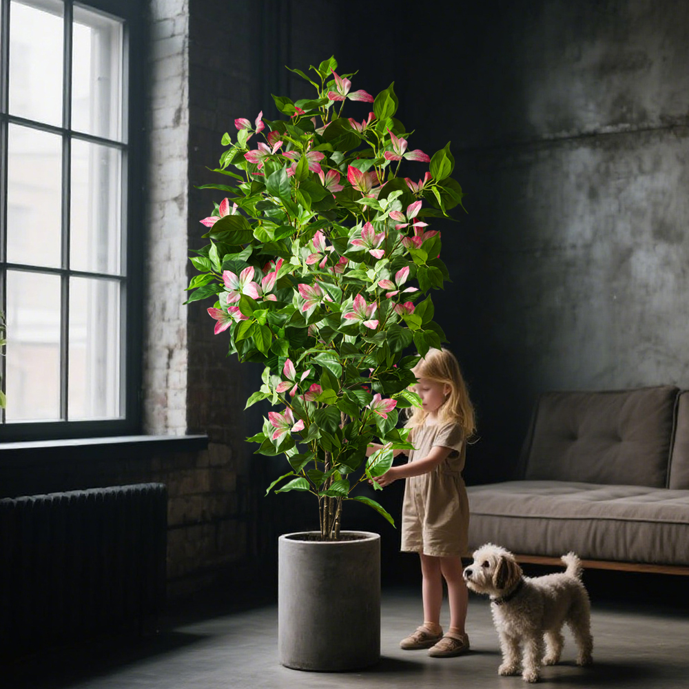 82-144cm Large Artificial Ficu - Rubber Plant Ficus incelemesi ve fiyatı