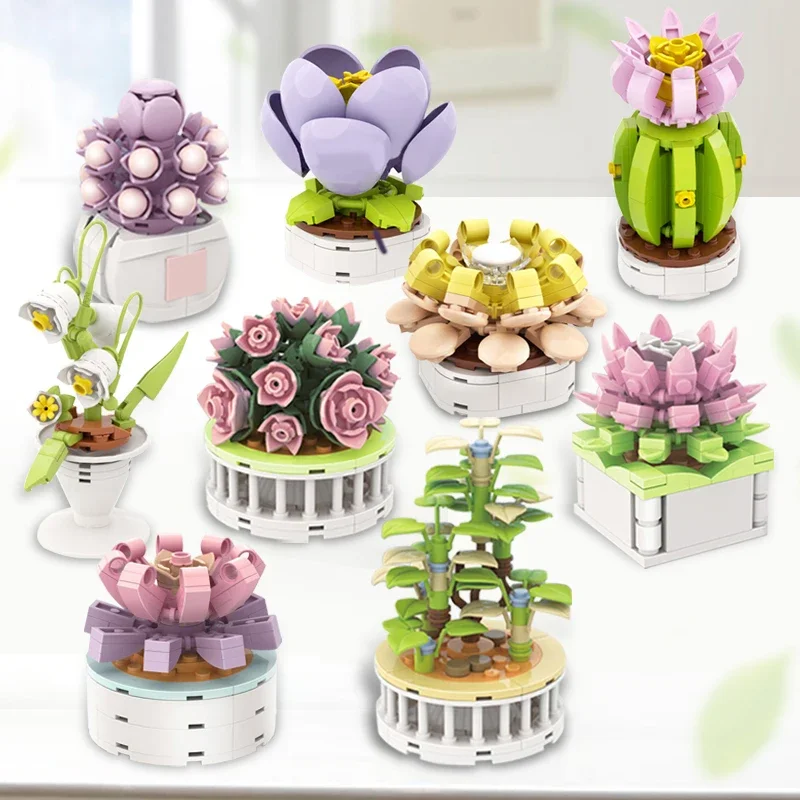 Block City DIY Potted Plants S - Cactus Mix Pot incelemesi ve fiyatı