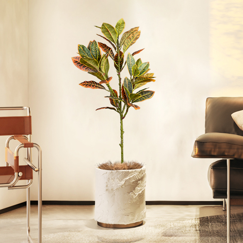 120cm Large Fake Ficus Tree Ar - Rubber Plant Ficus incelemesi ve fiyatı