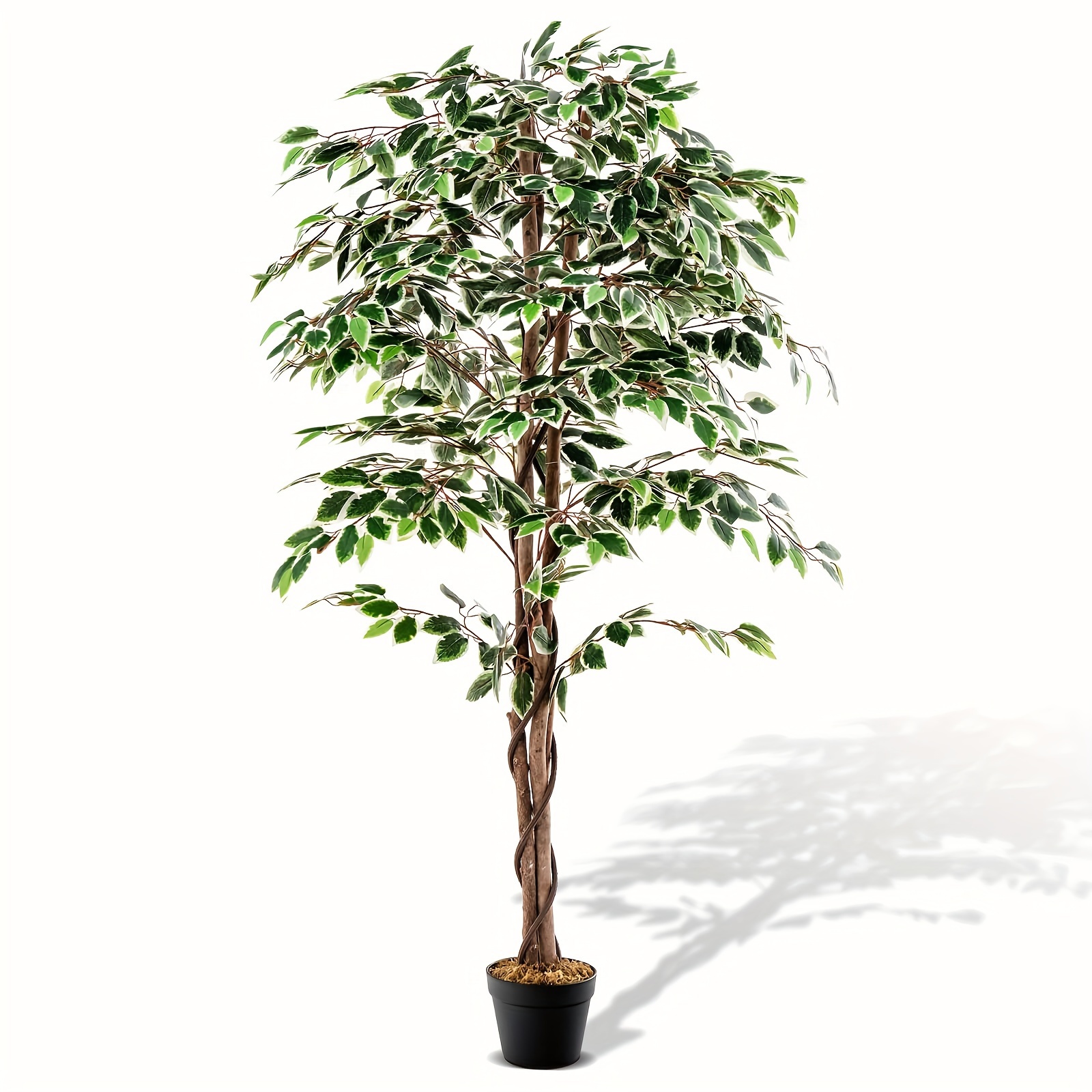 Costway 63 inch Artificial Fic - Rubber Plant Ficus incelemesi ve fiyatı