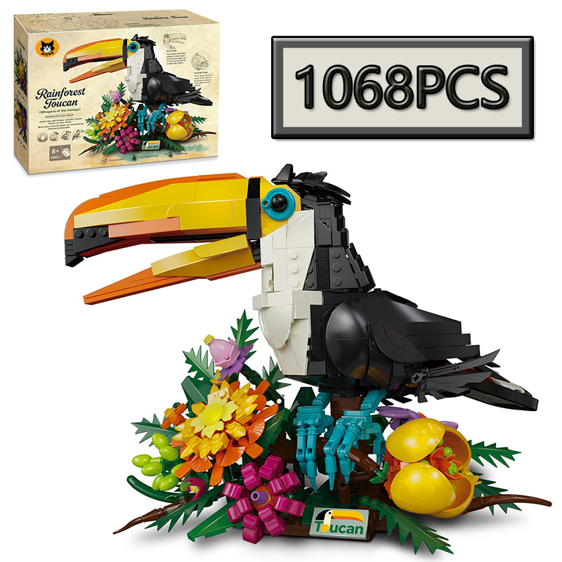 MOC 1068PCS Toucan Flower Anim - Plant Parenthood incelemesi ve fiyatı
