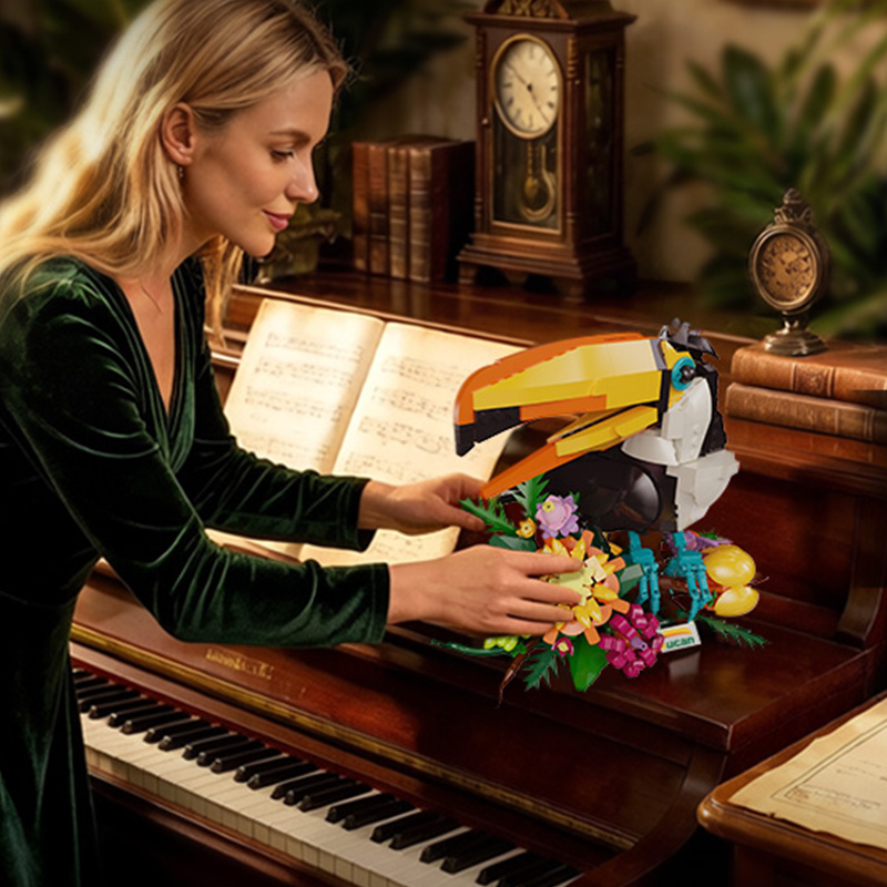 MOC 1068PCS Toucan Flower Anim - Plant Parenthood incelemesi ve fiyatı