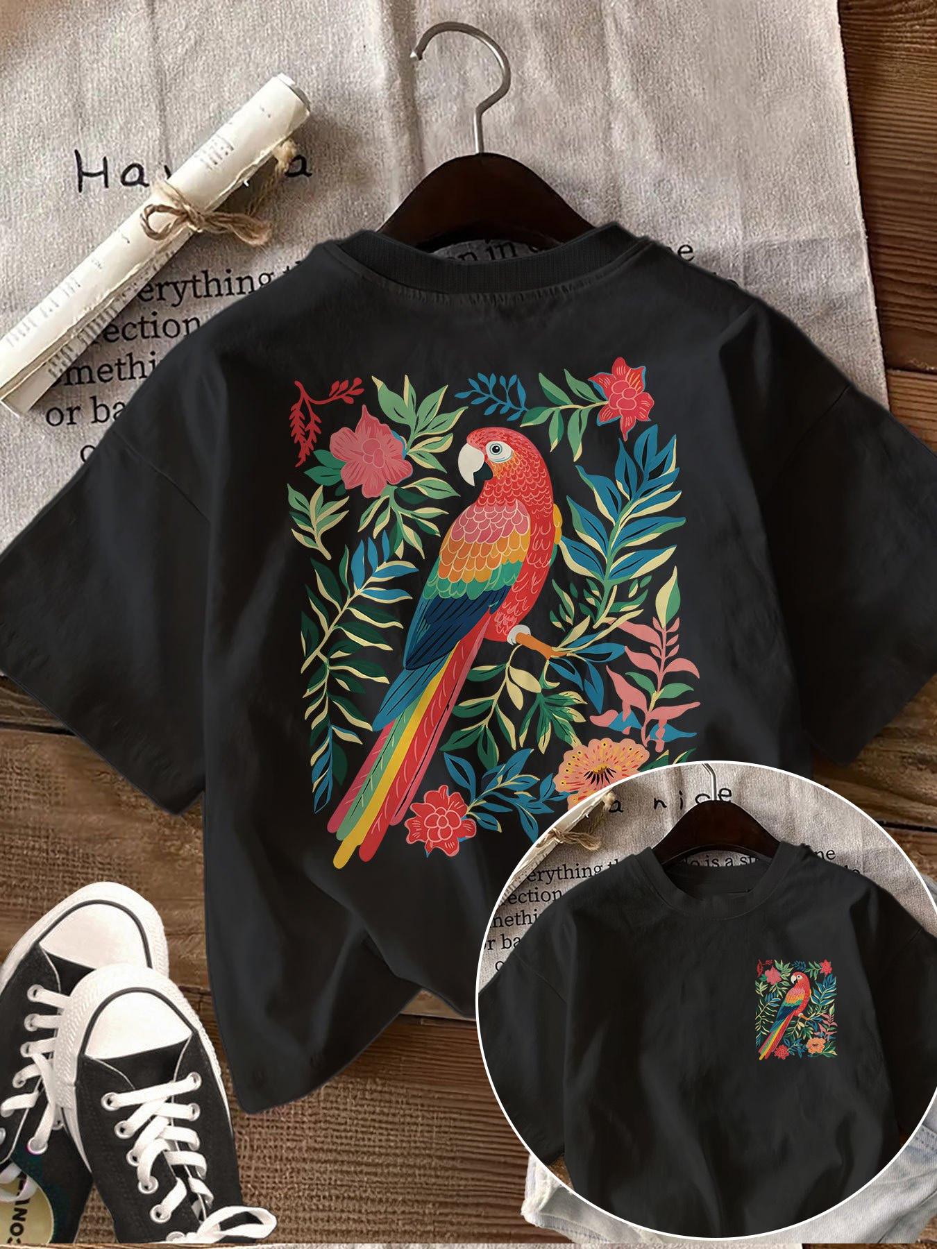 Tropical Parrot Flower Graphic - Plant Parenthood incelemesi ve fiyatı