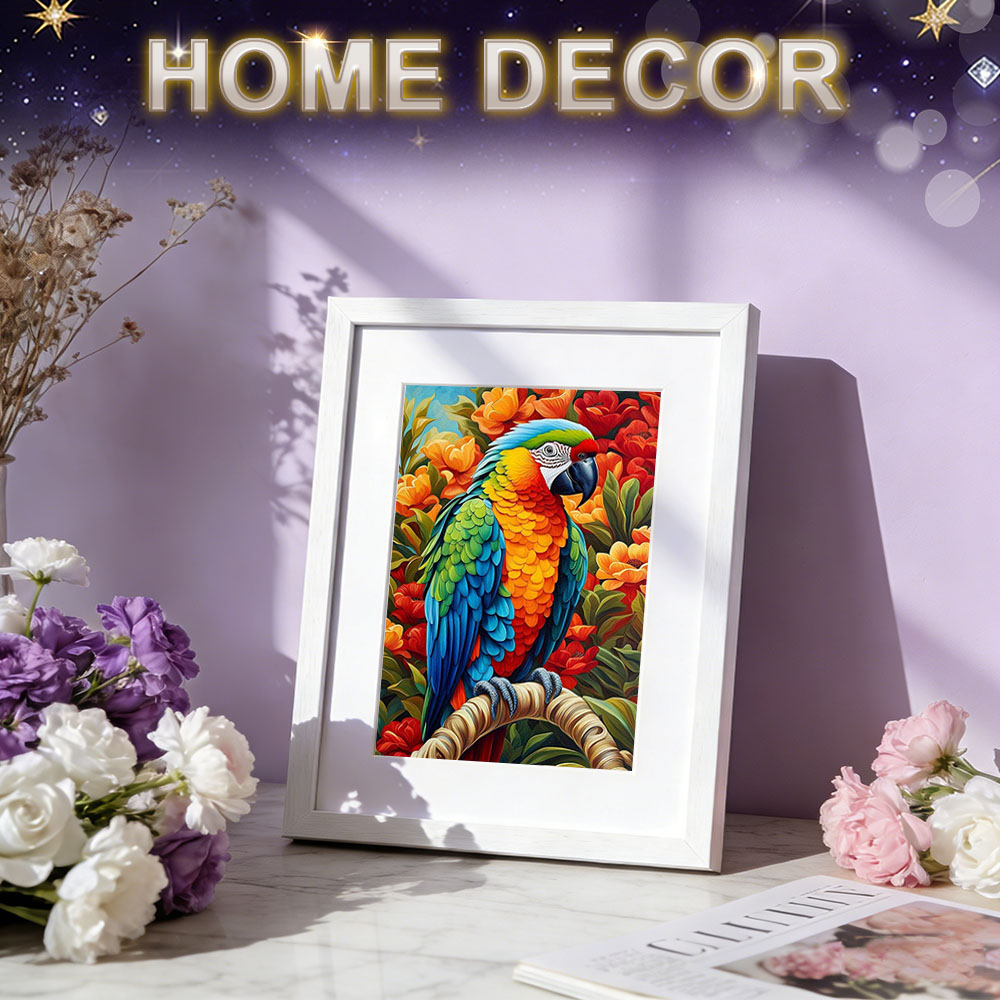 HUACAN Diamond Painting Parrot - Plant Parenthood incelemesi ve fiyatı