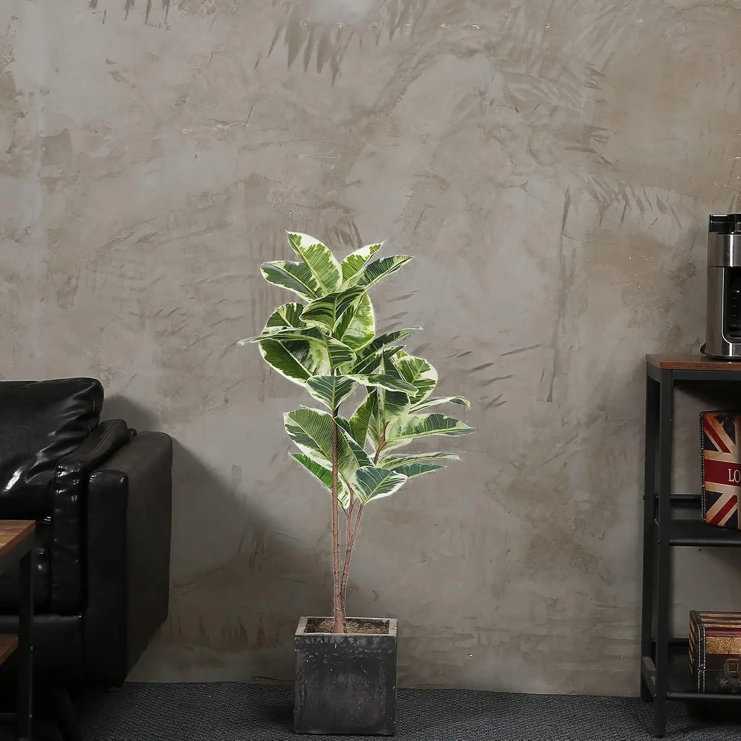 Artificial Rubber Tree Ficus P - Rubber Plant Ficus incelemesi ve fiyatı