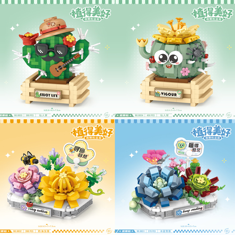 Mini Building Block Toys Creat - Cactus Mix Pot incelemesi ve fiyatı