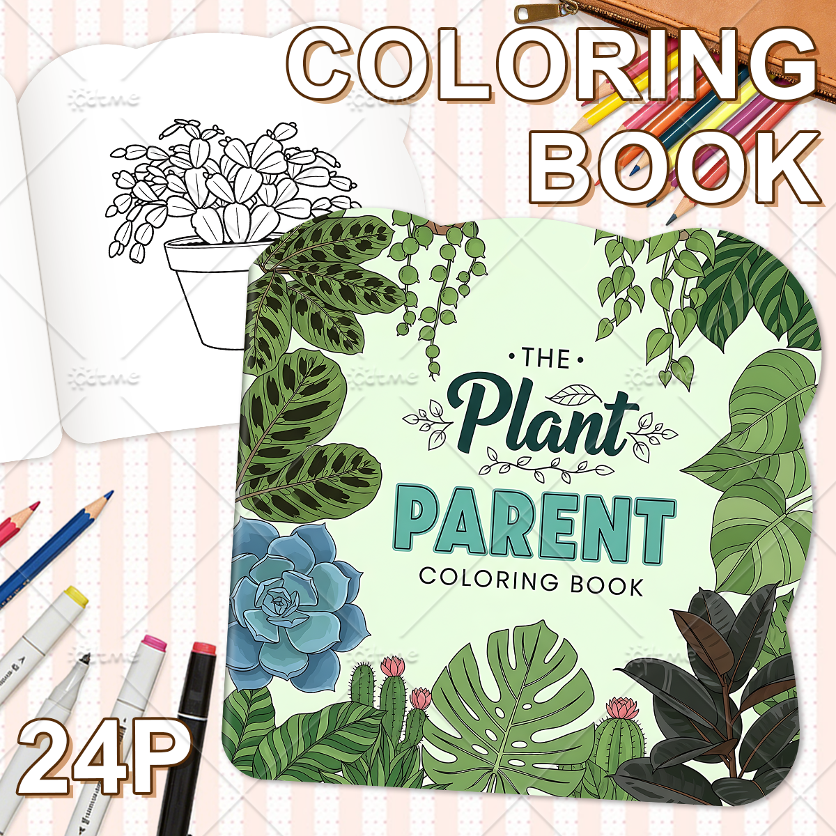 THE Plant PARENTE Coloring Boo - Plant Parents incelemesi ve fiyatı