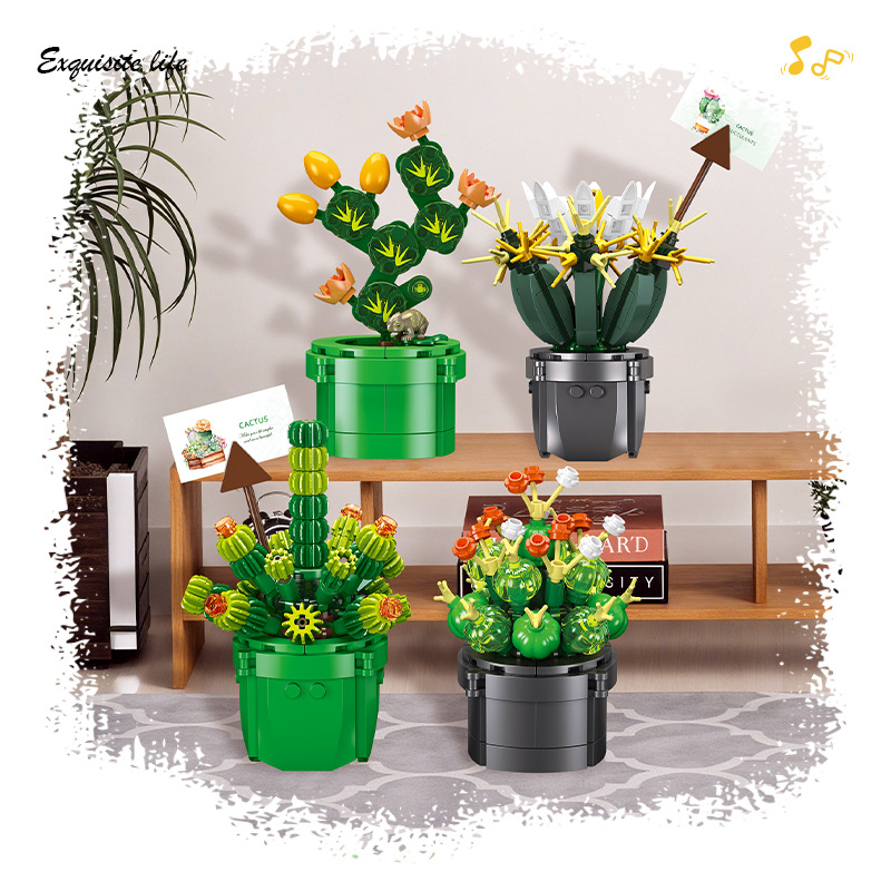 JIE-STAR JJ9175 Cactus Succule - Cactus Mix Pot incelemesi ve fiyatı